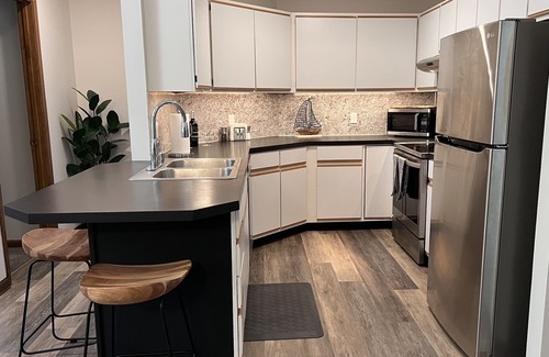 Saugatuck House | Prime Location: Steps from Downtown & Blue Star Trail Access