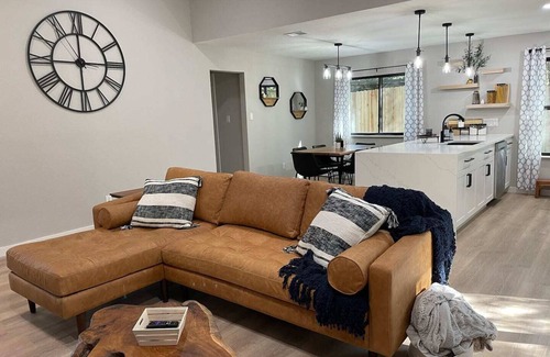 McNeil House | Modern Retreat in Prime Location with Pool & Spa Access