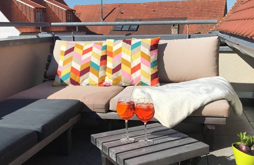 Burgbernheim House | Stylish Loft Apartment with Breathtaking Roof Terrace