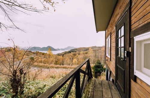 Toya Apartment | Great view Lake Toya 2bedroom log cabin