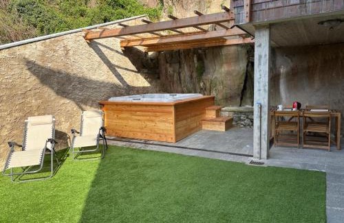 Dervio Apartment | Tranquil Green Chalet Scalotta with Pool and Ocean Views