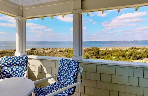 Bald Head Island House | Oceanfront Retreat with Breathtaking Sunset Views