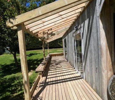 Otaki Apartment | Greenwood Bungalow - Stylish Retreat with Spa Pool