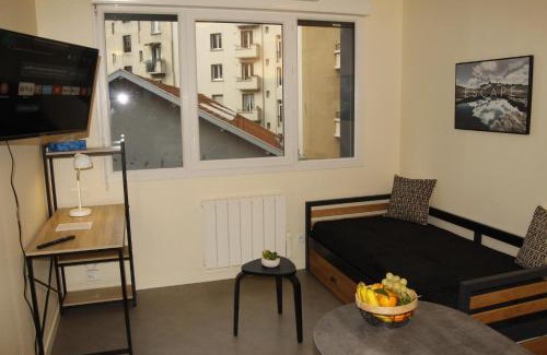 Quartier Hyper-Centre Apartment | Central Grenoble Hotel with WiFi, Netflix & Family Options