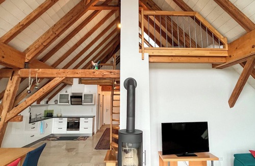 Teningen Apartment | Inviting Maisonette with Balcony Near Europa Park & Freiburg