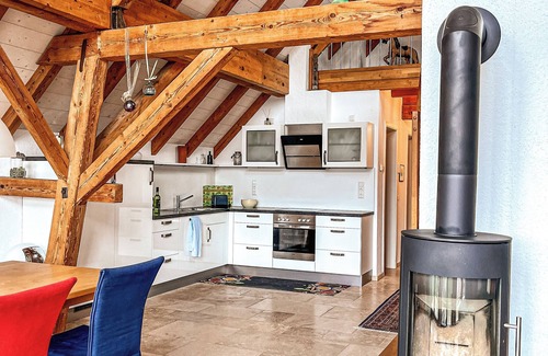 Teningen Apartment | Inviting Maisonette with Balcony Near Europa Park & Freiburg