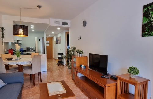 Vera Beach Apartment | Inviting Ground Floor Apartment with Private Pool & Garden
