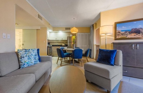 Oranjestad-West Resort | Relaxing Ground Floor Unit with Private Veranda by Pool