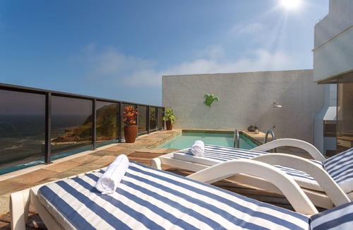 Loteamento Joao Batista Juliao Condo | Stunning Guaruja Retreat with Ocean View & Private Pool