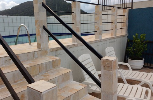 Enseada Apartment | Cozy Guaruja-Cove Apartment with Pool & Ocean Views