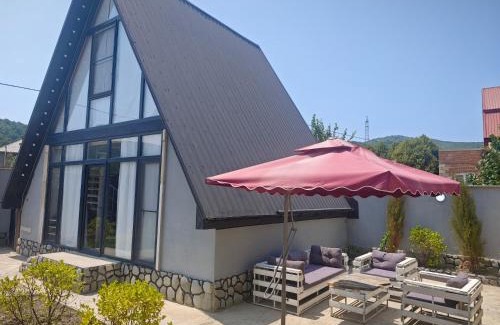Azerbaijan House | Guba A-frame near forest & lake