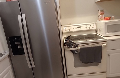 Gaithersburg House | Guest Suite by Ameridency: 1 King Bed, 1 Bath with Rain Shower, Full Kitchen
