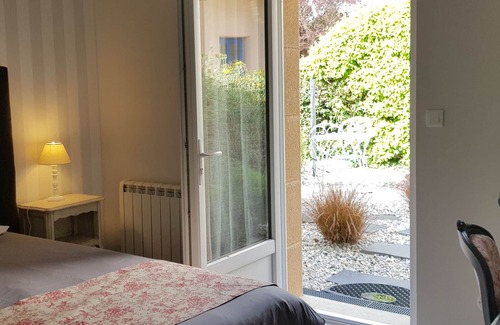 Change Bed & Breakfast | Comfortable Guestroom Changé with Pool and Spa Access