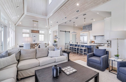 Aransas County House | Oceanfront Grandeur at Cinnamon Shore South with Pool & Dining