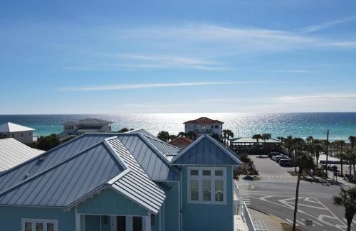 Crystal Shores House | Beachfront Bliss: Gulf Views, Pool & Dining Steps Away
