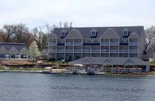 Middleville Cottage | Premier Gun Lake Property with Pool and Lake Views