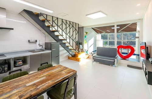 Gyeongju House | Relax in Gyungju Modern Pool Villa with Family-Friendly Amenities