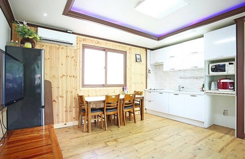 Gyeongju Condo | Experience Gyeongju New The An Pension with Pool & Kitchen