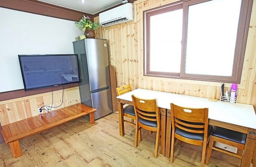 Gyeongju Condo | Experience Gyeongju New The An Pension with Pool & Kitchen