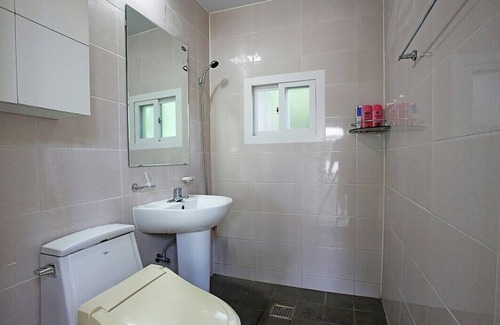 Gyeongju Condo | Experience Gyeongju New The An Pension with Pool & Kitchen