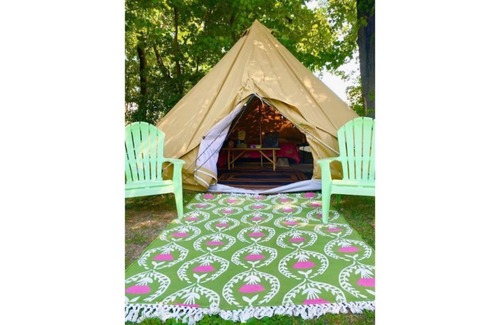 Rushville RV Rental | Discover Gypsy Belle Glamping Tent in Finger Lakes Wine Country