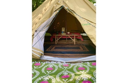 Rushville RV Rental | Discover Gypsy Belle Glamping Tent in Finger Lakes Wine Country