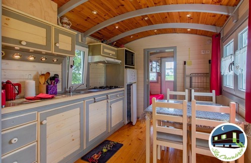 Saint-Augustin-des-Bois Cottage | Unforgettable Gypsy Caravan with Heated Pool in Anjou
