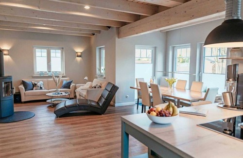Maasholm-Bad House | Elegant Cottage with Garden, Sauna & Beachfront Views