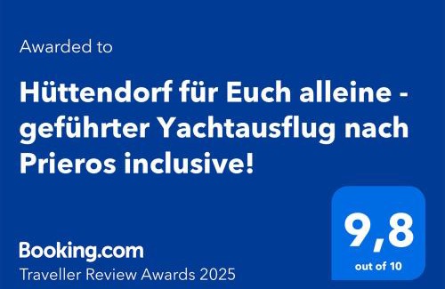 Gross Koeris Apartment | Exclusive Hüttendorf Retreat with Guided Yacht Adventure!