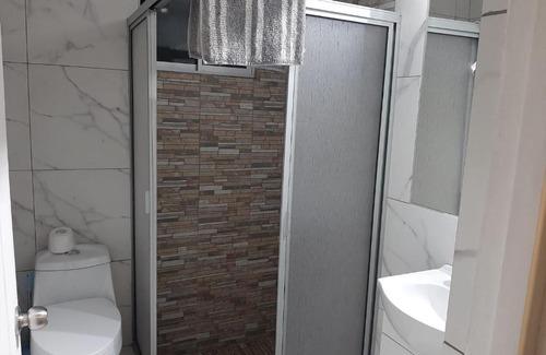 Talca House | Comfortable Room with AC - 2 Beds & Private Bath