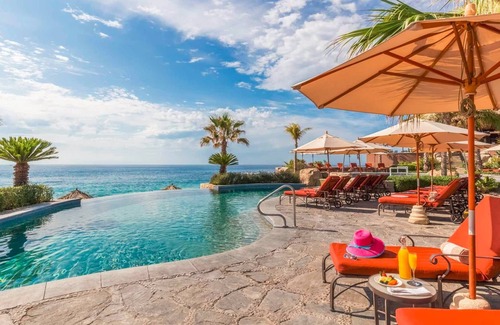 Cabo San Lucas Apartment | Cozy Hacienda del Mar Jr Suite with Breathtaking Sea Views