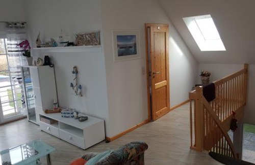 Monkebude House | Inviting Haffblick Am Mühlenberg with Breakfast & Family Amenities