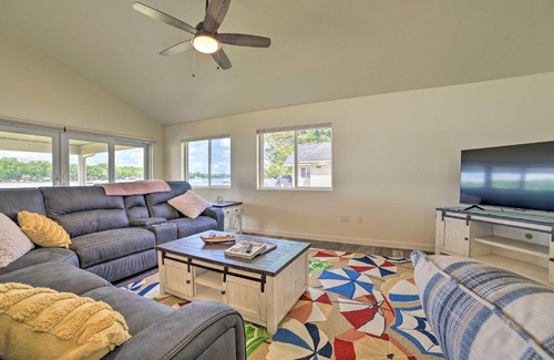 Long Lake House | Lakefront Retreat with Kayaks and Private Beach Access