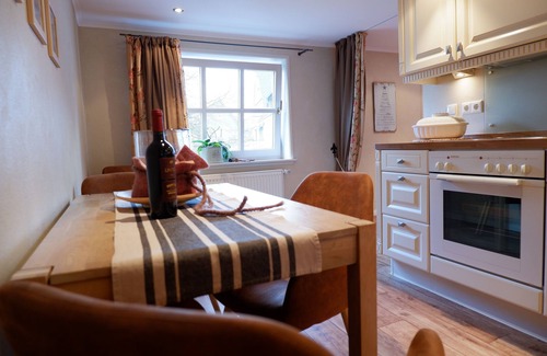 Olsberg Apartment | Discover the Charm of Half-timbered Ornes 2 with Pool Access