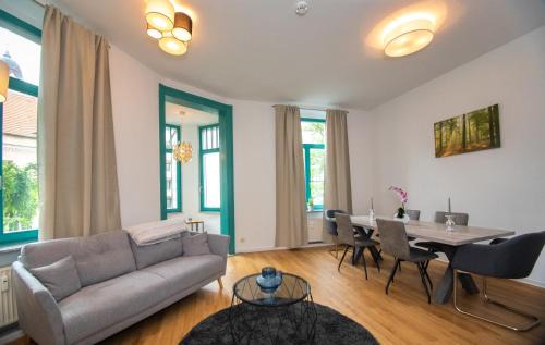 Halle Apartment | Stylish Room&Go: Central Location with Terrace & Grill
