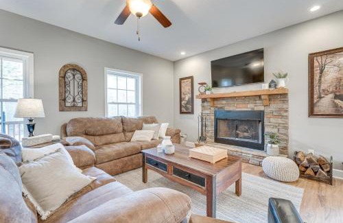 Murphy House | Cozy Creekside Retreat with Fireplace and Beautiful Views