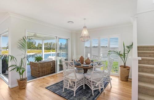 Yamba House | Stylish Waterfront Retreat at Hamptons House for Families