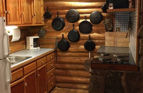 Columbus Cabin | Rustic Log Cabin Getaway in Ponderosa Forest, Pet Friendly