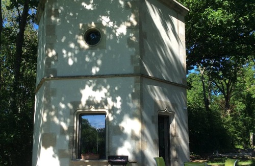 Semur-en-Auxois House | Unique Hexagonal Tower for Two with Pool in Semur en Auxois