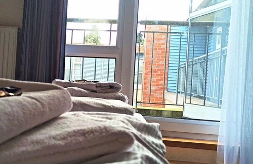 Dahme/Mark Apartment | Accessible Double Room with Pool Access and Essential Amenities
