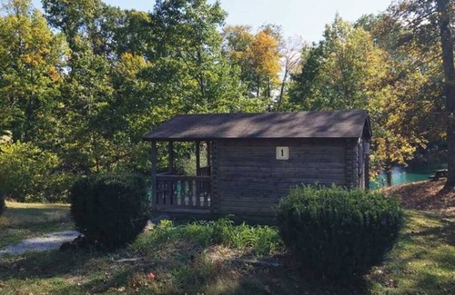 Helmsburg Cabin | Pet-Friendly "Hank" Camping Cabin with Ocean Views