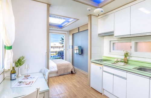 Dolsan-eup House | Relax at Hanulbora Pension with Pool & Eco-Friendly Features