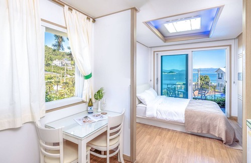 Dolsan-eup House | Relax at Hanulbora Pension with Pool & Eco-Friendly Features