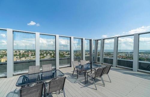 West Pomeranian Voivodeship Apartment | Hanza Tower: Inviting Pool, Hot Tub & Relaxing Sauna