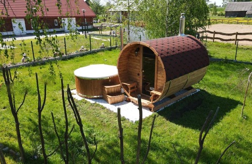 gmina Dabrowa Białostocka House | Harasimówka: Family-Friendly Retreat with Hot Tub Access