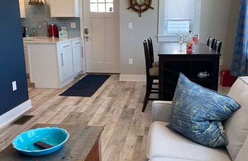 Seabrook Apartment | Scenic Waterfront 1 Bedroom with Ocean Views & Spa
