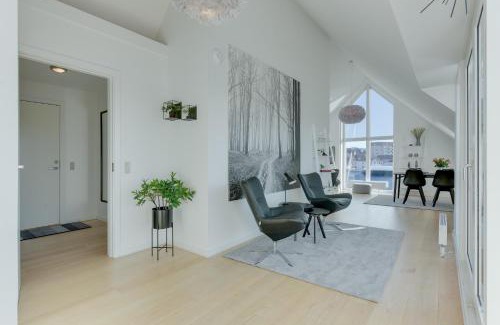 Sønderborg Apartment | Harbour Penthouse: 4-Star Retreat with 9/10 Guest Rating