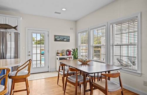 Harkers Island House | Elegant Home with Private Pool in Harkers Haven