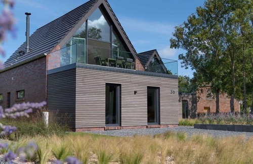 Neufunnixsiel House | Modern Retreat at Harlepadd 3a: Pet-Friendly Getaway