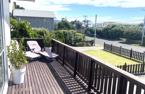 Waimarama House | Harper House: Steps from the Beach with Ocean Views!
